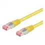 Wentronic Goobay cavo patch CAT 6, S/FTP (PiMF), giallo, 5 m - LSZH senza alogeni, rame (68303)