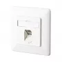 METZ CONNECT BTR E-DAT C6 8(8) UP - presa di connessione, da incasso - RJ-45 - bianco puro, RAL 9010 (1307371002-I)