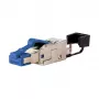 METZ CONNECT pro - connessione di rete - RJ-45 (M) - schermato - CAT 8,1 - IEEE 802,3bq - blu (130H405032-E)