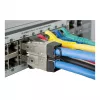 METZ CONNECT pro - connessione di rete - RJ-45 (M) - schermato - CAT 8,1 - IEEE 802,3bq - blu (130H405032-E)