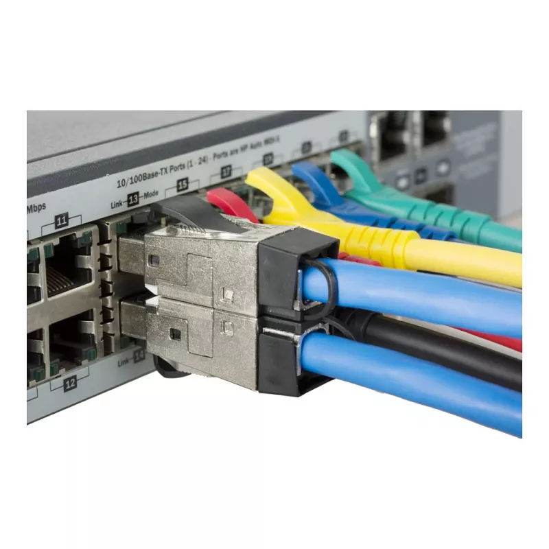METZ CONNECT pro - connessione di rete - RJ-45 (M) - schermato - CAT 8,1 - IEEE 802,3bq - blu (130H405032-E)