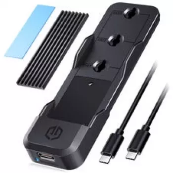 Docking station GrauGear G-M207-10G per SSD M.2 NVMe/NGFF, installazione senza attrezzi, supporta singolo modulo M.2