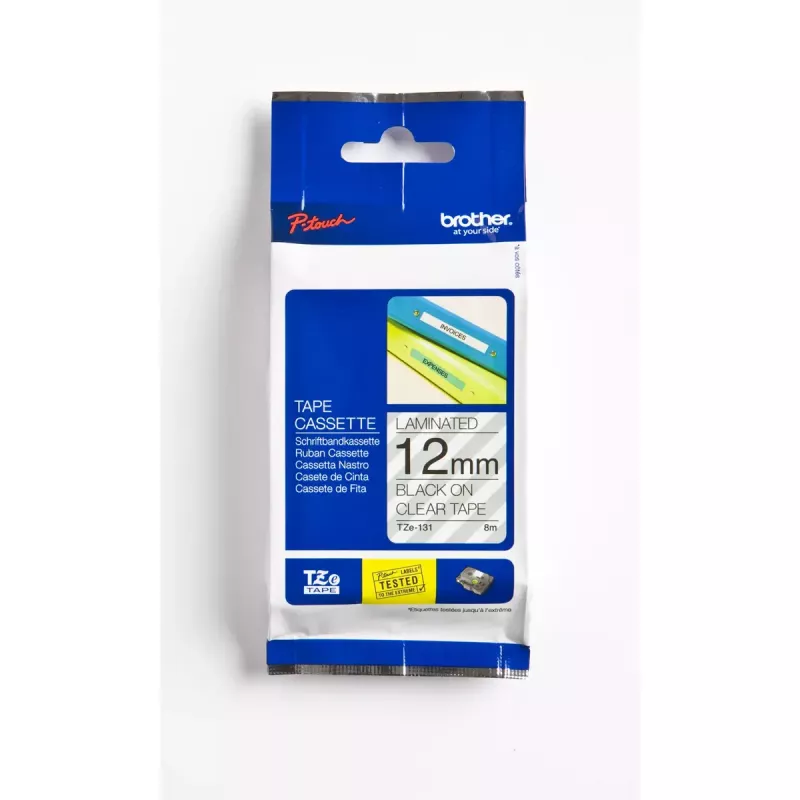 Nastro per etichette Brother TZE-231 nero su bianco
