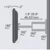 Supporto TV Vivolink VLMW2355A 55 pollici nero