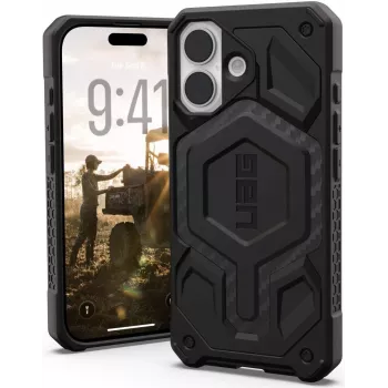 UAG Urban Armor Gear Monarch Pro custodia MagSafe | Apple iPhone 17 | fibra di carbonio | 114516114242 (114516114242)