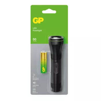 Torcia portatile GP Lighting 450066 nero 50 lm 30 m 24 h
