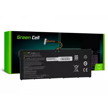 Batteria ricaricabile per laptop Green Cell per ASUS A555 F555 K555 R556 X555, LiPo 4000 mAh, 7,6 V, 4 celle, nero