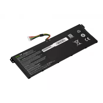 Batteria ricaricabile per laptop Green Cell per ASUS A555 F555 K555 R556 X555, LiPo 4000 mAh, 7,6 V, 4 celle, nero