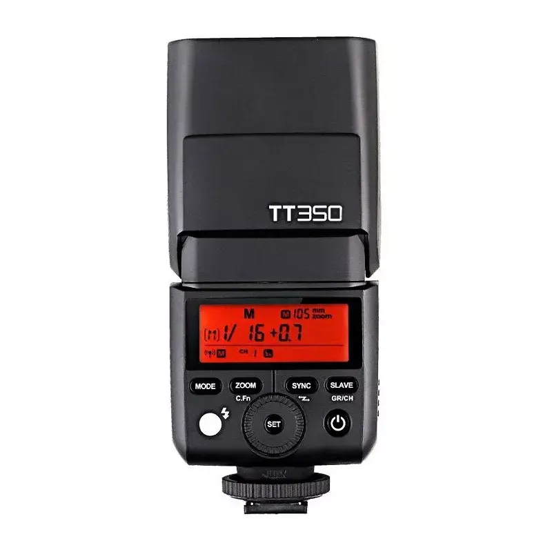 Flash slave Godox TT350F nero 2,2 s tempo di ricarica batteria AA
