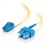 C2G cavo in fibra ottica InfiniBand 2 m LC SC OFNR giallo