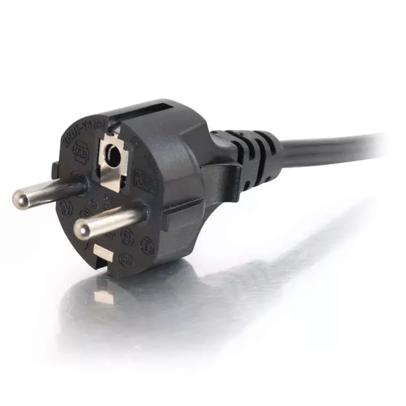 C2G cavo di alimentazione 5 m nero CEE7/7 C13 connettore femmina 88546