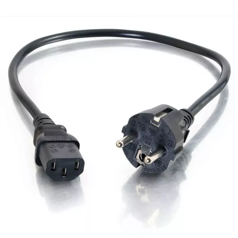 C2G cavo di alimentazione 5 m nero CEE7/7 C13 connettore femmina 88546