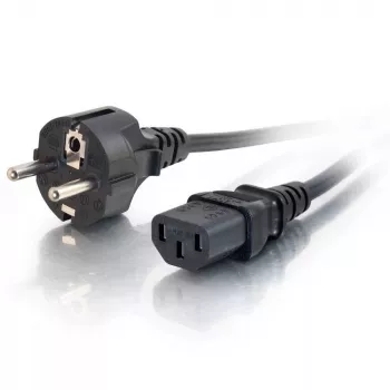 C2G cavo di alimentazione 5 m nero CEE7/7 C13 connettore femmina 88546