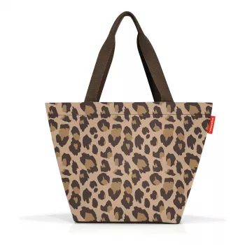 reisenthel Shopping Bag shopper M LEO MACCHIATO fibra sintetica marrone ZS6048 (ZS6048)