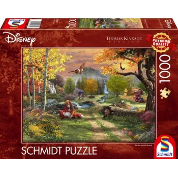 Thomas Kinkade Studios: Disney - Red e Toby, puzzle 1000 pezzi