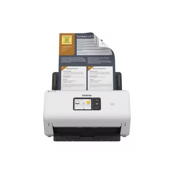 Scanner per documenti Brother ADS-4550WTC1 con scansione duplex e connettività wireless