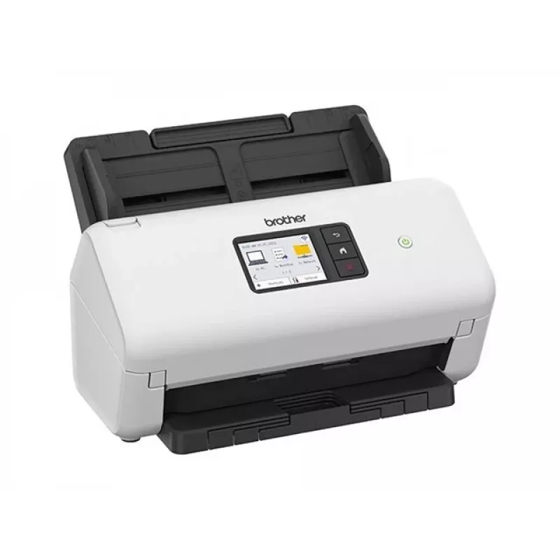 Scanner per documenti Brother ADS-4550WTC1 con scansione duplex e connettività wireless