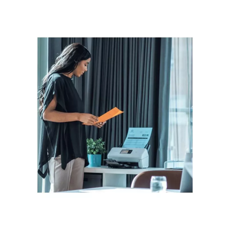 Scanner per documenti Brother ADS-4550WTC1 con scansione duplex e connettività wireless