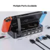 Console portatile da gaming con dock Unitek G1002F01 — connessione docking USB, nero