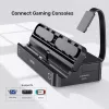 Console portatile da gaming con dock Unitek G1002F01 — connessione docking USB, nero