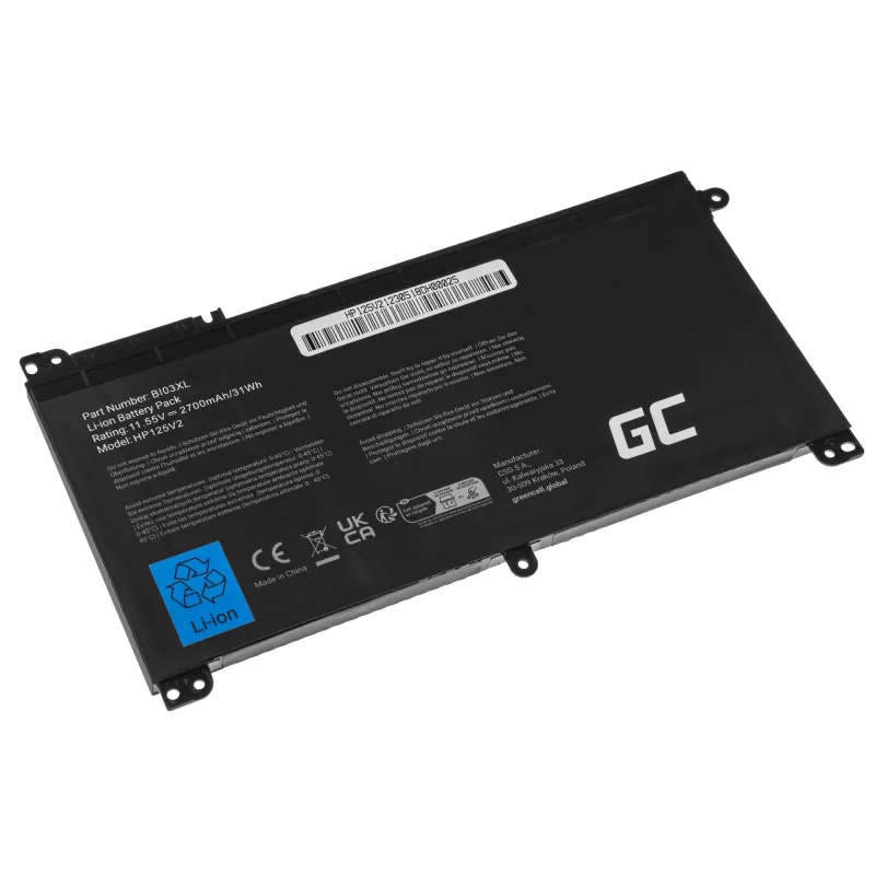 Batteria Green Cell HP125V2 per HP Pavilion x360 Stream 14-AX