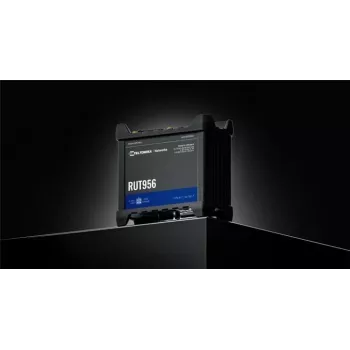Router 4G LTE Teltonika Networks RUT956 (GLOBAL) — router mobile industriale con Dual-SIM e networking avanzato