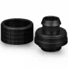 Thermal Grizzly DeltaMate Compression Fitting ST16, ottone G1/4, nero, confezione da 6 (TG-DM-FIT-6001)