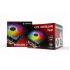 Dissipatore CPU Gembird CPU-HURACAN-ARGB-X140 12 cm nero bianco 800-1600 giri/min