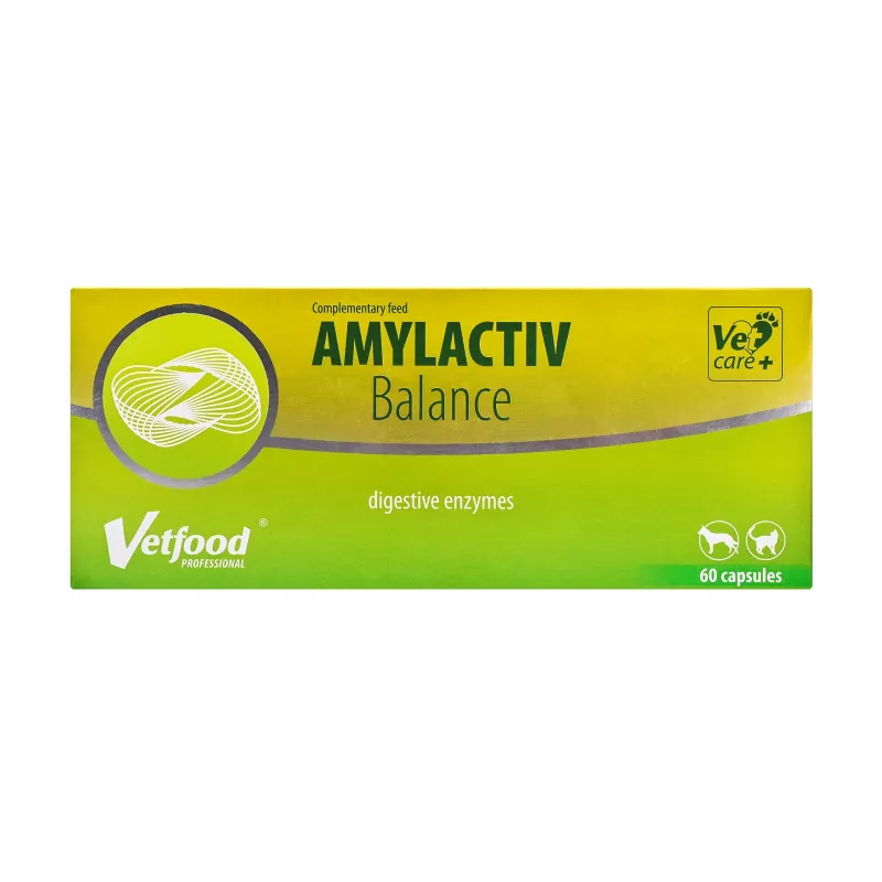 Vetfood Amylactiv Balance supporto digestivo per cani e gatti 60 capsule