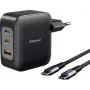 Intenso W100ACC+C520C nero adattatore USB-C® 100 W USB-A, USB-C® nero (7810010)