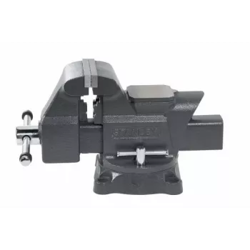 Morsa STANLEY 100 mm (4 pollici) Heavy Duty – morsa in metallo fissa per officina