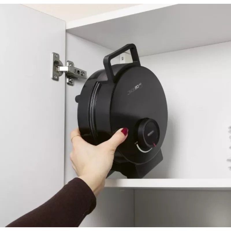 Clatronic WA 3832 piastra per waffle a cuore, nero