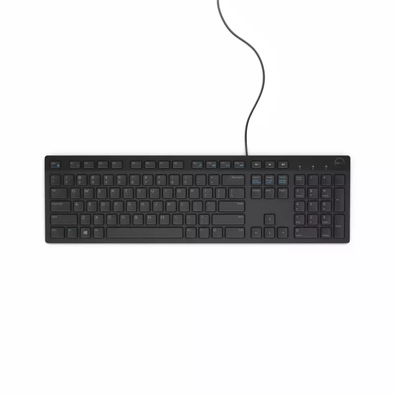 DELL KB216 tastiera universale USB QWERTY inglese UK nera full-size con cavo