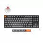 Tastiera Keychron K8 Max universale USB RF wireless Bluetooth nera 80% meccanica