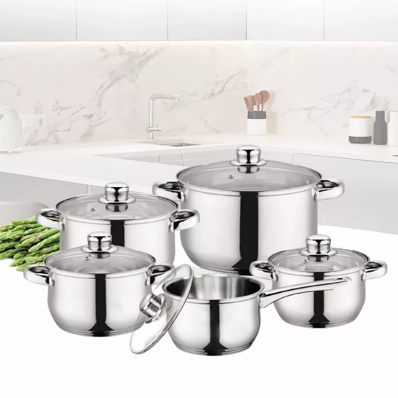 Set da cucina Maestro MR-2020-10 — set di pentole e padelle da 10 pezzi