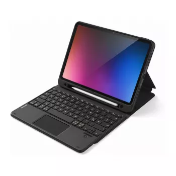 Custodia con tastiera Inateck KB002 per iPad 11 – nera, tastiera Bluetooth rimovibile