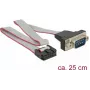 Cavo di rete patch C2G Cat6a schermato (STP) con scarico di trazione - cavo patch - RJ-45 (M) su RJ-45 (M) - 0,5 m - STP - CAT 6a - stampato, senza linguetta, flessibile - grigio