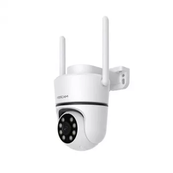 Telecamera IP Foscam PD5 5MP bianca — telecamera di sorveglianza per rete esterna e interna, risoluzione 5 MP