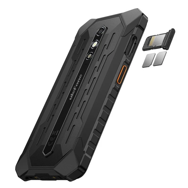 Smartphone robusto UleFone RugKing 2 Pro – 4 GB RAM, 128 GB di memoria, nero
