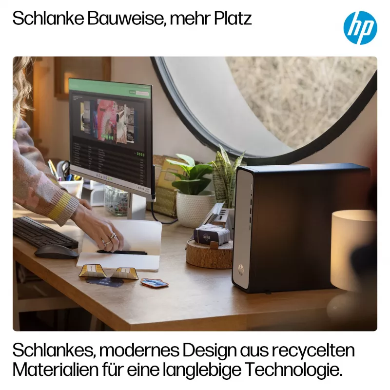 HP OmniDesk S03-0032ng - desktop slim - Core i3 i3-14100 - sistema completo - Core i3