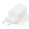 Caricabatterie da parete DIGITUS USB GaN 45W — 1× USB-C, 1× USB-A, ingresso 100–240V, bianco