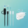 Hub USB 3.2 Gen 1, 4 porte, USB-A/C, interruttore on/off