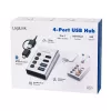 Hub USB 3.2 Gen 1, 4 porte, USB-A/C, interruttore on/off
