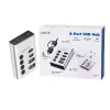 Hub USB 3.2 Gen 1, 4 porte, USB-A/C, interruttore on/off