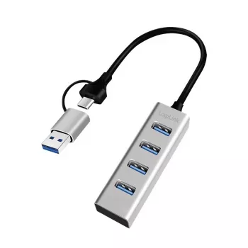 Hub USB 3.0 4 porte USB-A 5 Gbit/s