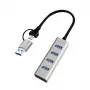 Hub USB 3.0 4 porte USB-A 5 Gbit/s