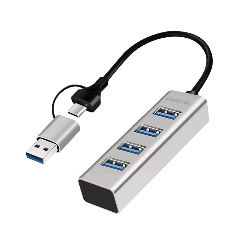 Hub USB 3.0 4 porte USB-A 5 Gbit/s