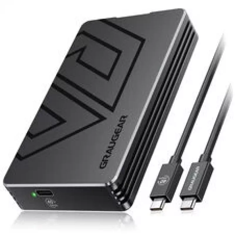 Case esterno per SSD M.2 GrauGear G-M2U4-40G01 con PCIe 4.0 e USB‑C