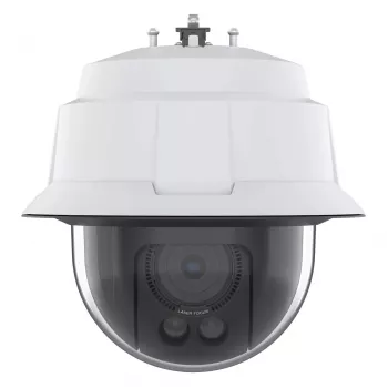 Telecamera dome IP PTZ AXIS Q6086-E — installazione a soffitto per esterni, 2688×1512, zoom ottico 32x, digitale 12x, 6,64–225,5 mm