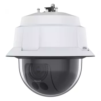 Telecamera dome IP PTZ AXIS Q6086-E — installazione a soffitto per esterni, 2688×1512, zoom ottico 32x, digitale 12x, 6,64–225,5 mm